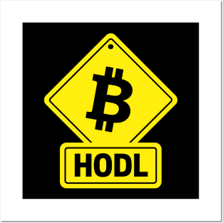 HODL BTC Posters and Art